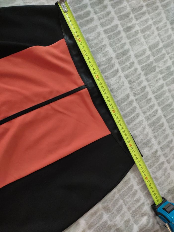Jupe stretch noir orange Ivy beau Amsterdam taille 44 - photo numéro 5