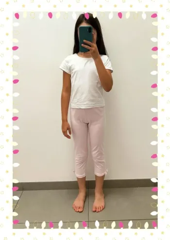 Legging court rose fille  Taille 8 ans  NKY 🌸👧
