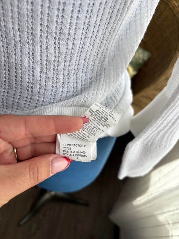 Haut Calvin Klein Jeans - blanc - taille L/40 - en très bon état - photo numéro 5