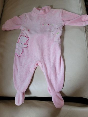 Pyjama velours 1 mois in extenso