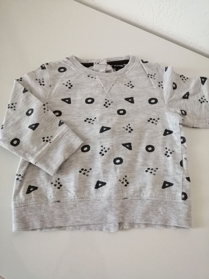 T. Shirt ou sweat fin manches longues 12 mois - photo numéro 2