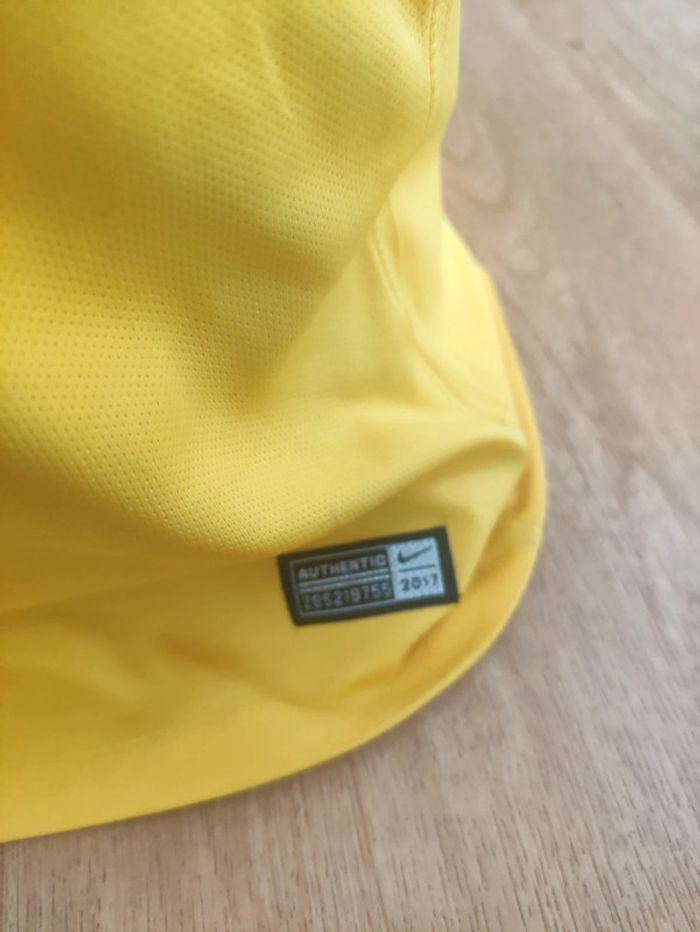 Maillot PSG 2017 taille M jaune nike - photo numéro 4