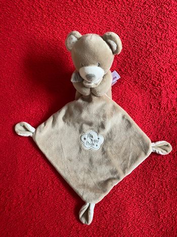 Pommette doudou ours brun mouchoir nuage ma petite étoile  Neuf jamais utilisé 