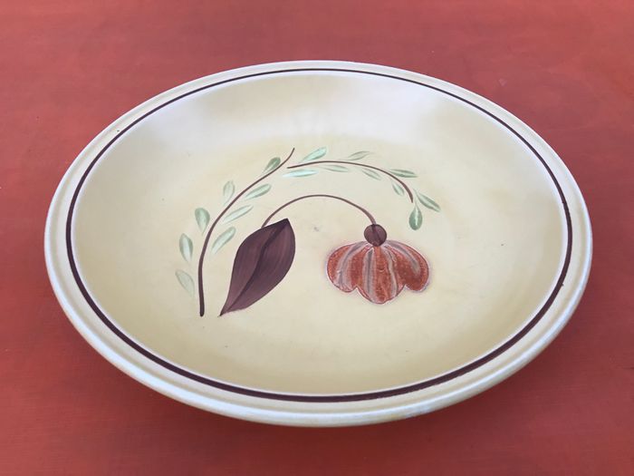 Années 1960 Plat creux de service Ateliers du Revernay France (Digoin Saône-et-Loire) Grès mat - photo numéro 5