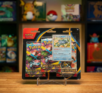 Tripack Pokémon ME01 "Méga Evolution" - Neuf & Scellé - Promo Akwakwak