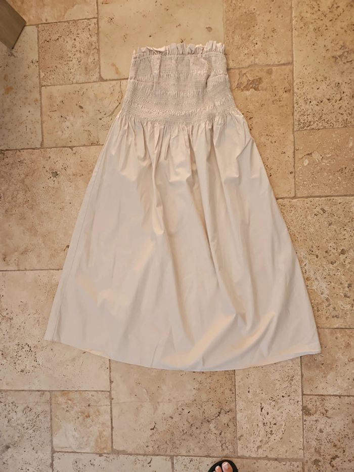 Robe bustier beige H&M T L 40