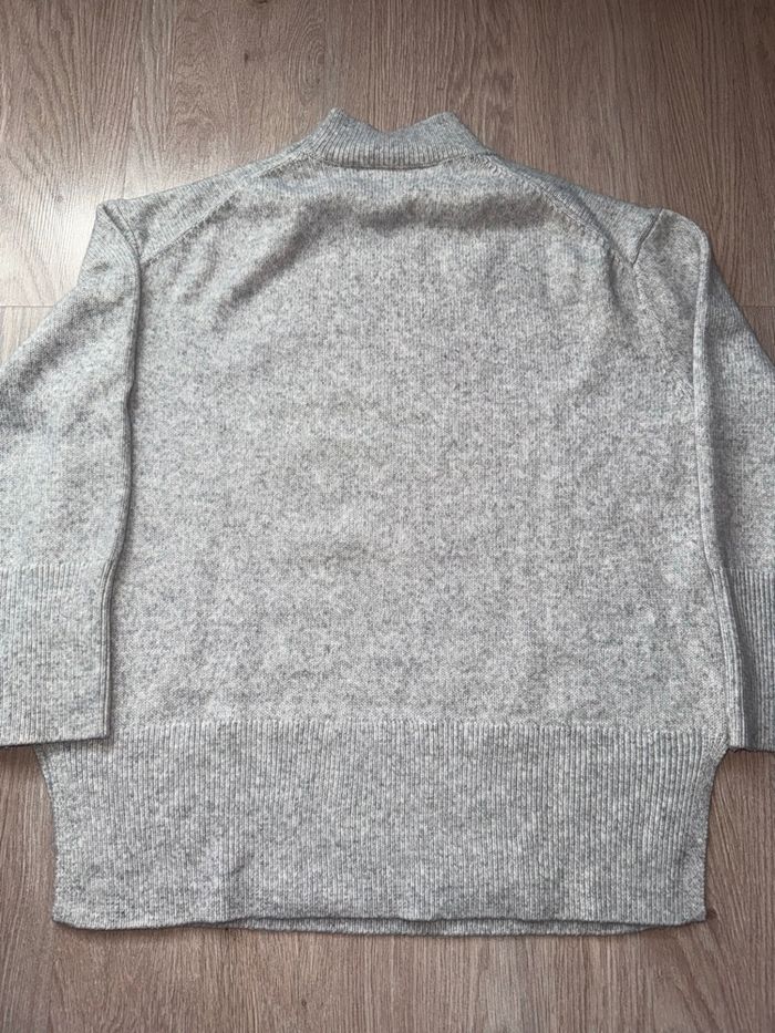 Pull col montant gris - photo numéro 3