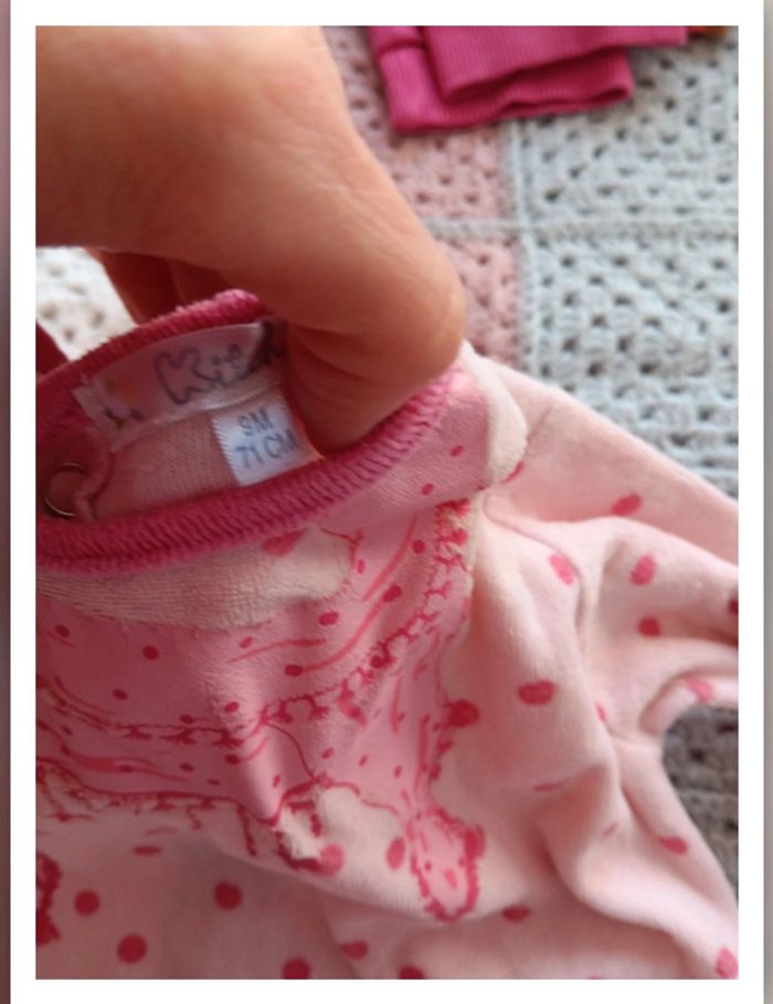 Pyjama velours 9 mois - photo numéro 2