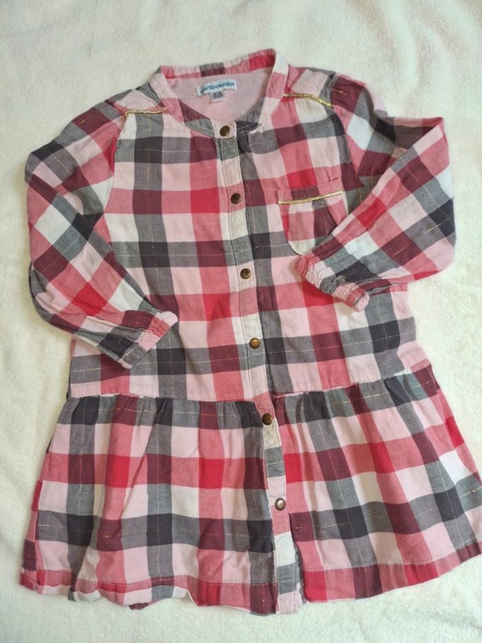 Robe a carreaux fille