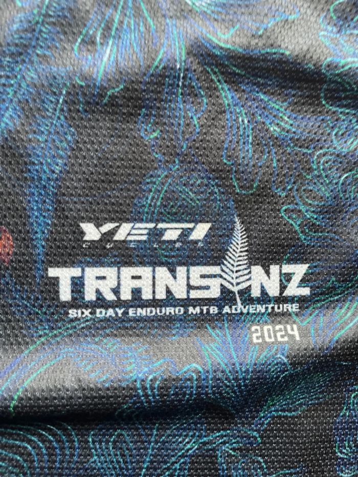 T-shirt d’enduro moto Crew/ M /Bleu noir et bleu / Excellent état - photo numéro 2
