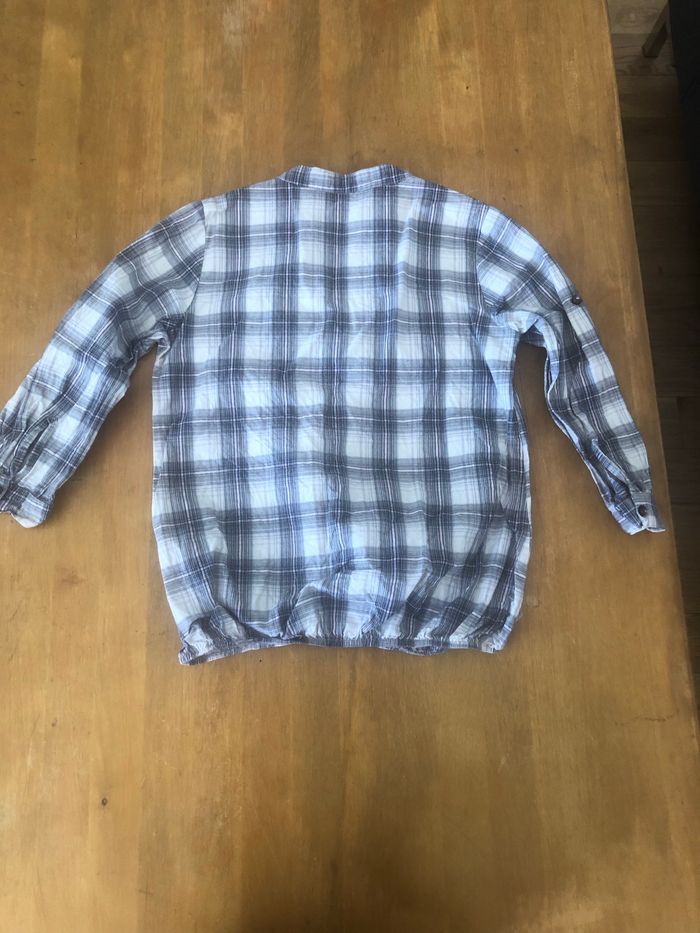 Chemise à carreaux bleu /blanc - photo numéro 5