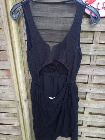 Robe vestido bel air dentelle dos ouvert taille 2