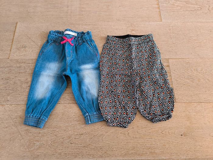 Pantalon légers fille en 6 mois