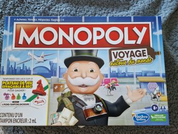 MONOPOLY VOYAGE AUTOUR DU MONDE