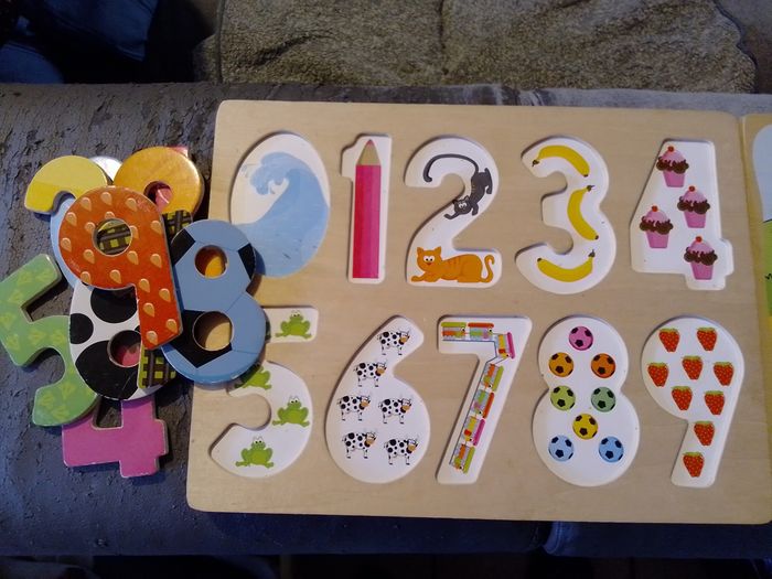 Lot 2 puzzles bébé ou enfant - photo numéro 2