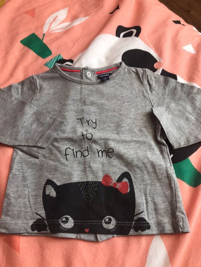 T-shirt à longue manches 6 mois