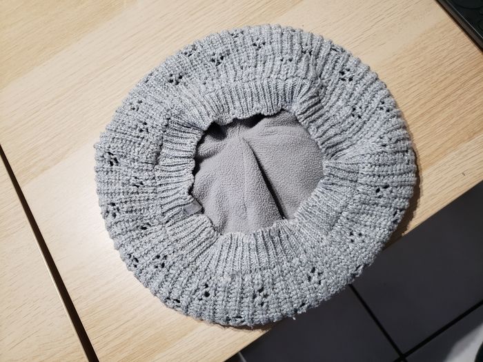 Béret hiver gris - photo numéro 2