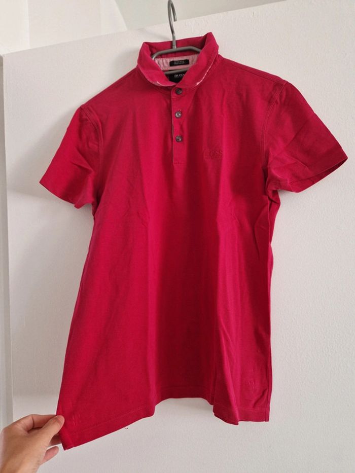 Polo rose Hugo Boss homme - photo numéro 2