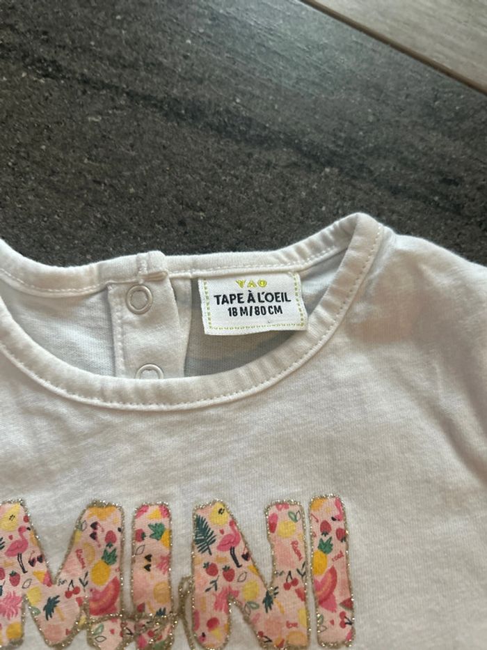 Tee shirt tape à l’œil 18 mois - photo numéro 2