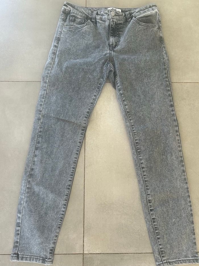 Jean élastique, gris foncé - photo numéro 2