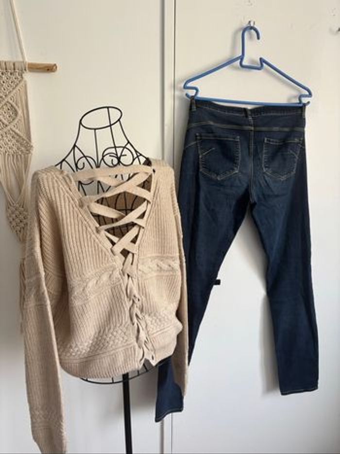 Lot / ensemble Pull et pantalon taille M - photo numéro 2