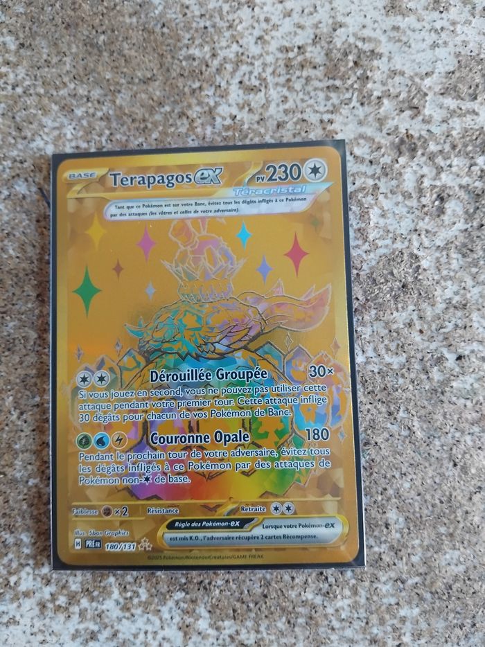 Carte Terapagos EX GOLD