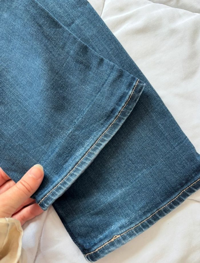 Jean levi’s bleu mi taille haute coupe slim straight droit demi curve taille S/36 L34 femme - photo numéro 15