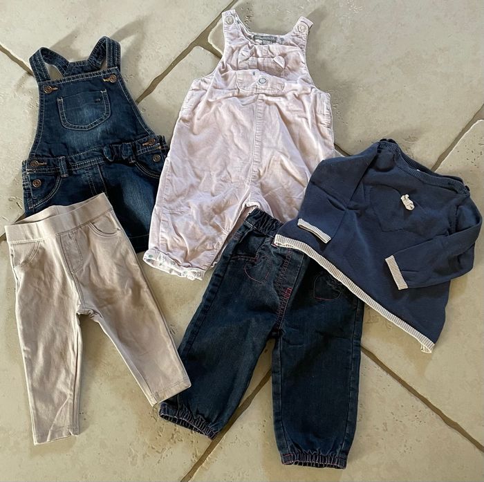 Lot vêtements bébé fille 9 mois sergent Major