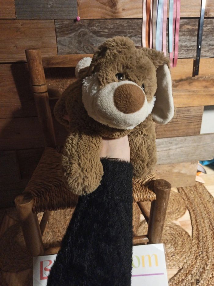 Peluche bouillotte lapin intelec - photo numéro 3