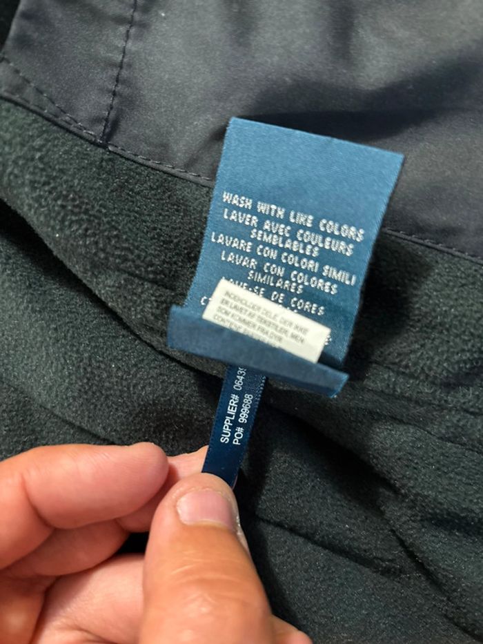 Veste mi-saison Y2K Ralph Lauren Noir logo brodé rouge Taille S - photo numéro 11