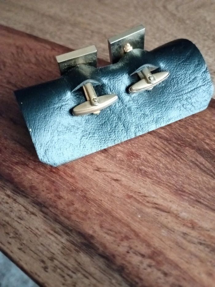 Boutons de manchette vintage : idée cadeau 🎄 - photo numéro 4