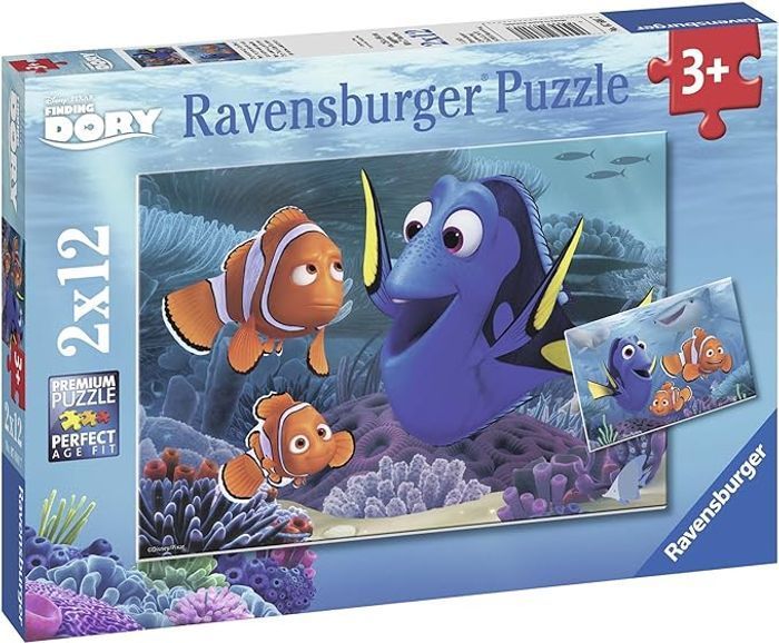 Ravensburger - 07601 - Puzzle - Dory Se Promène en Mer - 2 x 12 Pièces - photo numéro 3