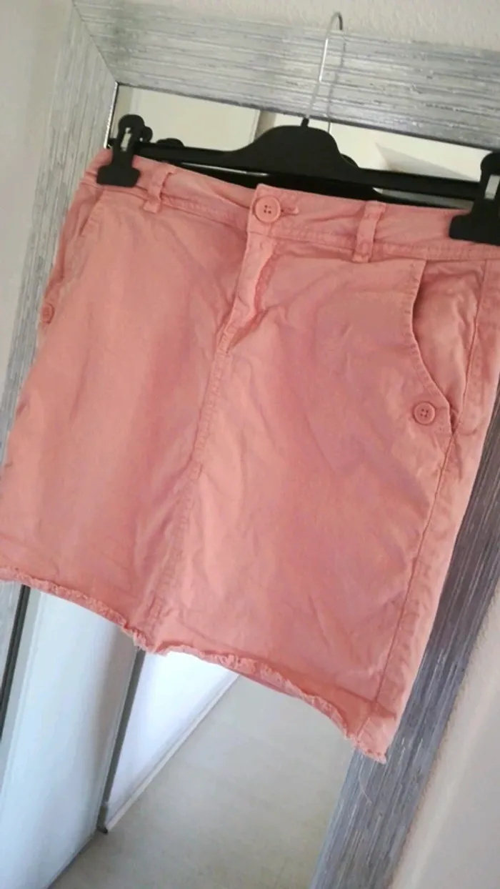 Jupe rose 36 camaïeu