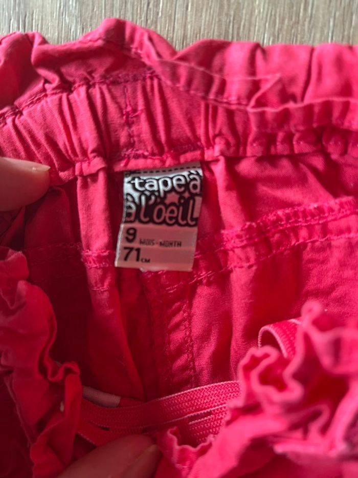 Pantalon léger tape à l’œil rose - photo numéro 3
