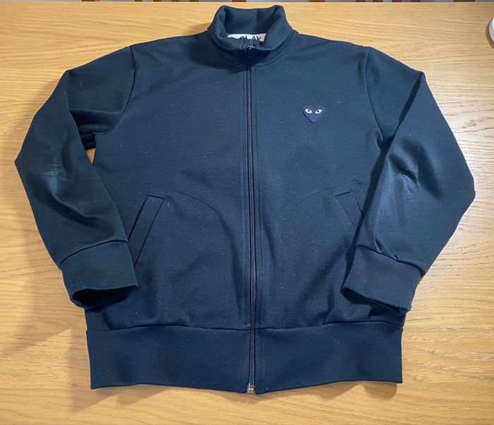 Play comme les garçons Sweat zippé coeur noir Taille M/38 - photo numéro 4