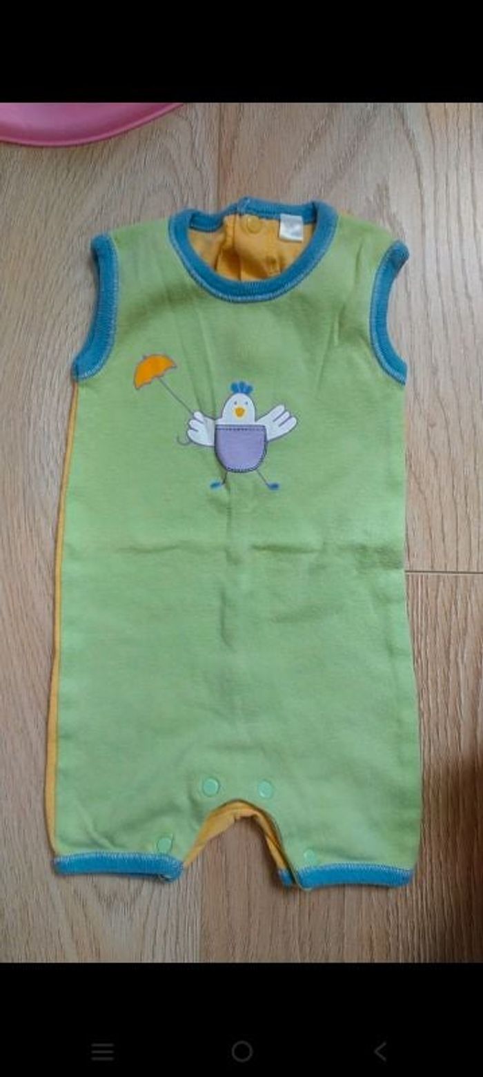 Body barboteuse 1/3 mois poule