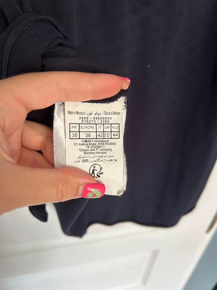 Chemise bleu marine - photo numéro 6