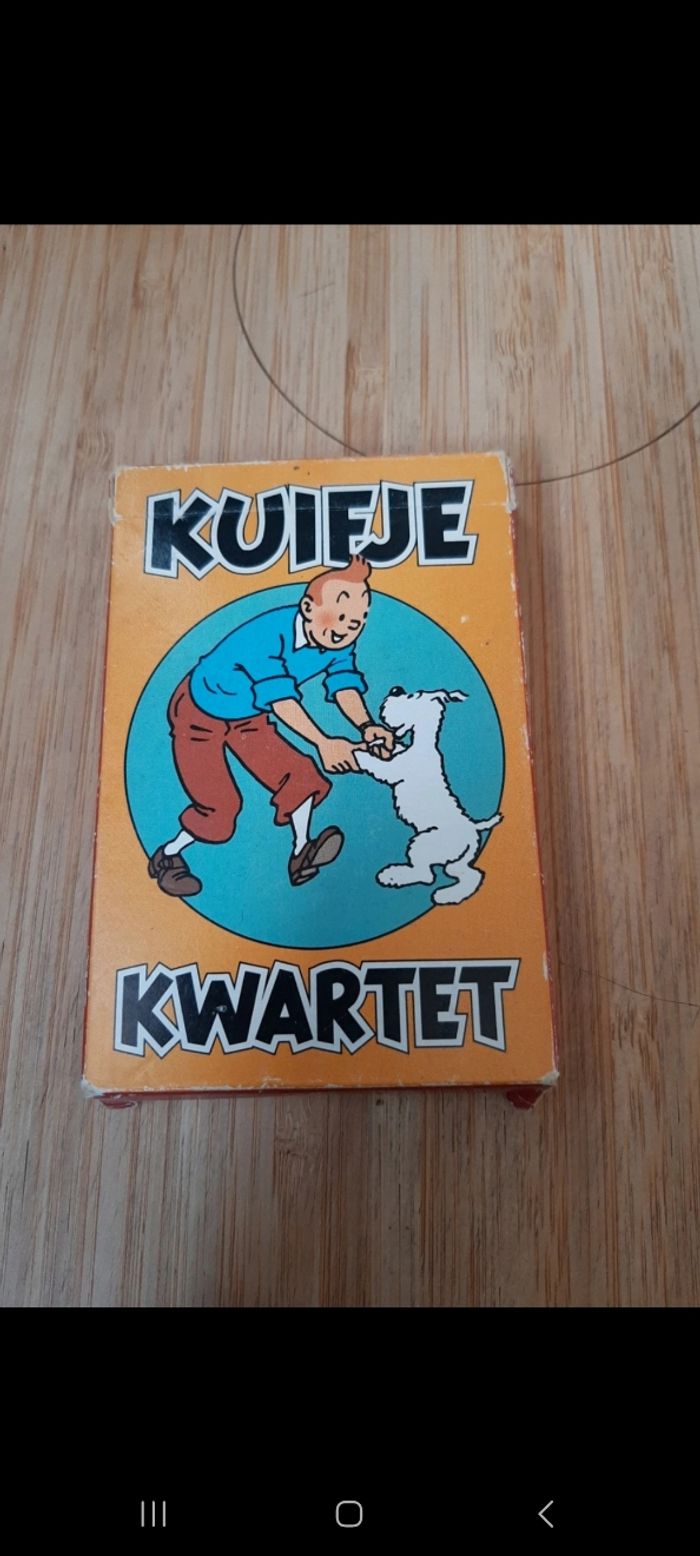 Jeux de carte tintin (collection)
