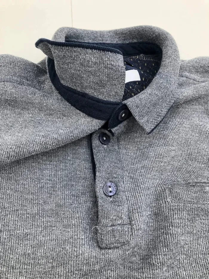 Polo Burton of London grey Mens Size Medium - photo numéro 5