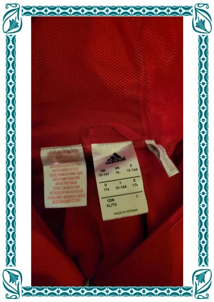 Veste d'equipe d'Espagne adidas 15/16ans- taille S - photo numéro 6