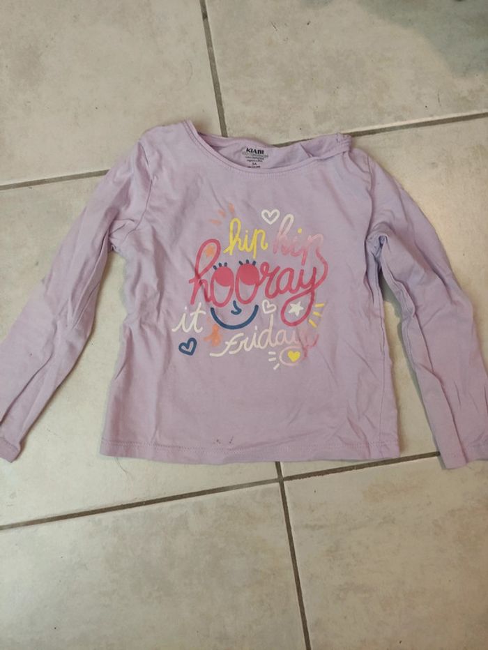 Tee shirt manches longues 5 ans fille