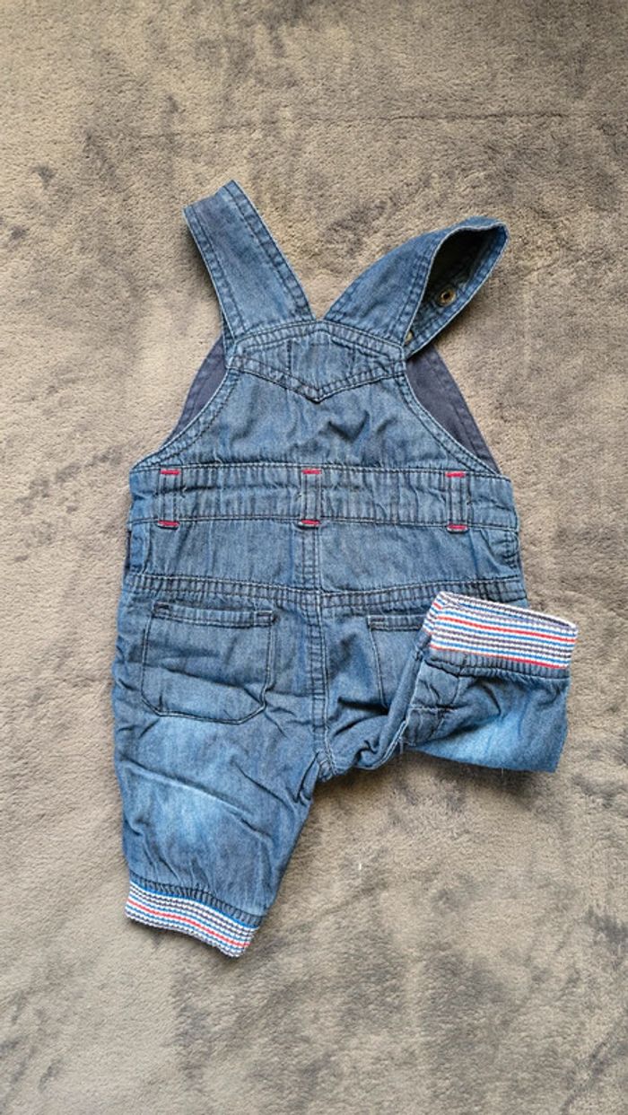 Ensemble salopette en jean avec son polo - photo numéro 4