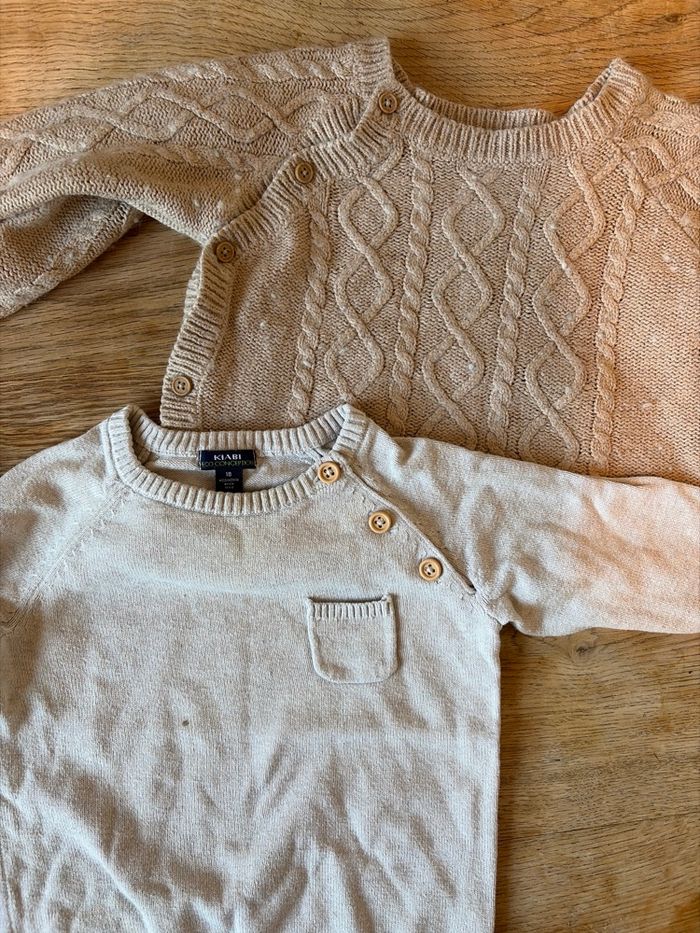 Lot d’imparfaits 18 mois (5 pulls + 1 pantalon + 1 t-shirt  manches longues - photo numéro 3