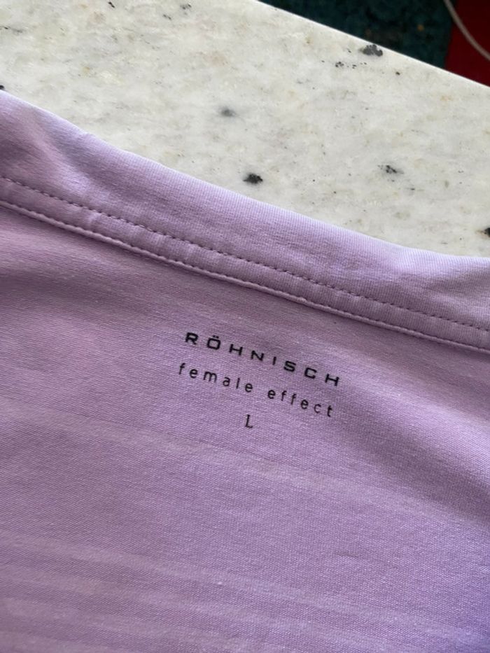 Polo violet rayé Rohnisch L - photo numéro 10