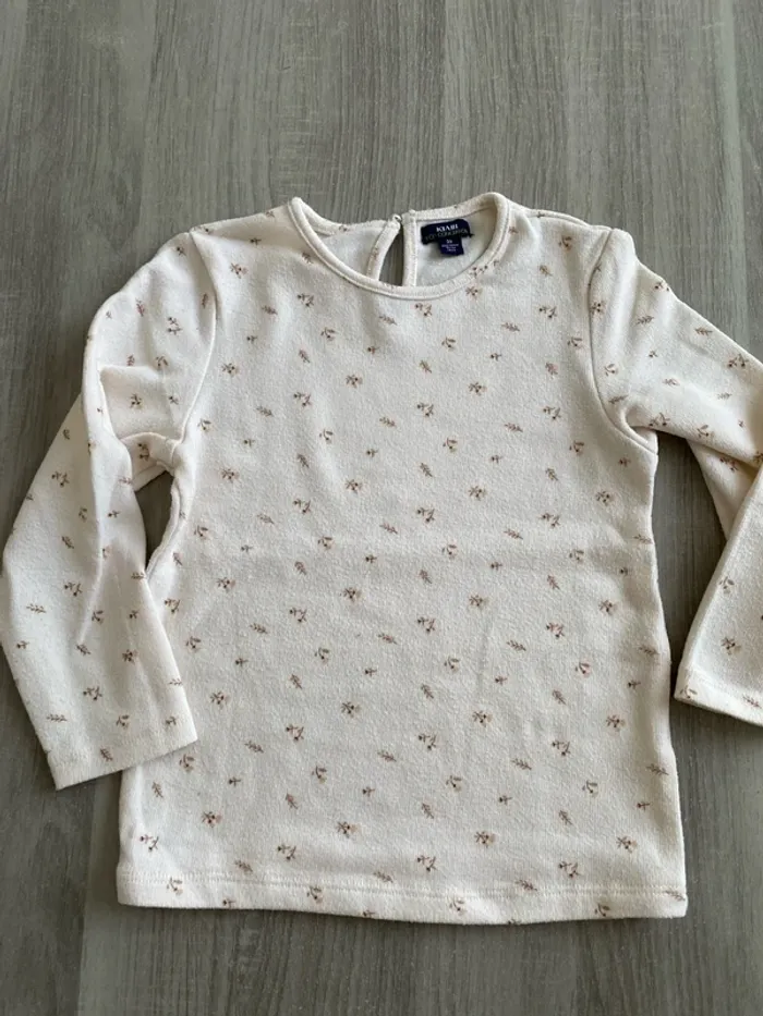 Petit pull crème kiabi 36 mois
