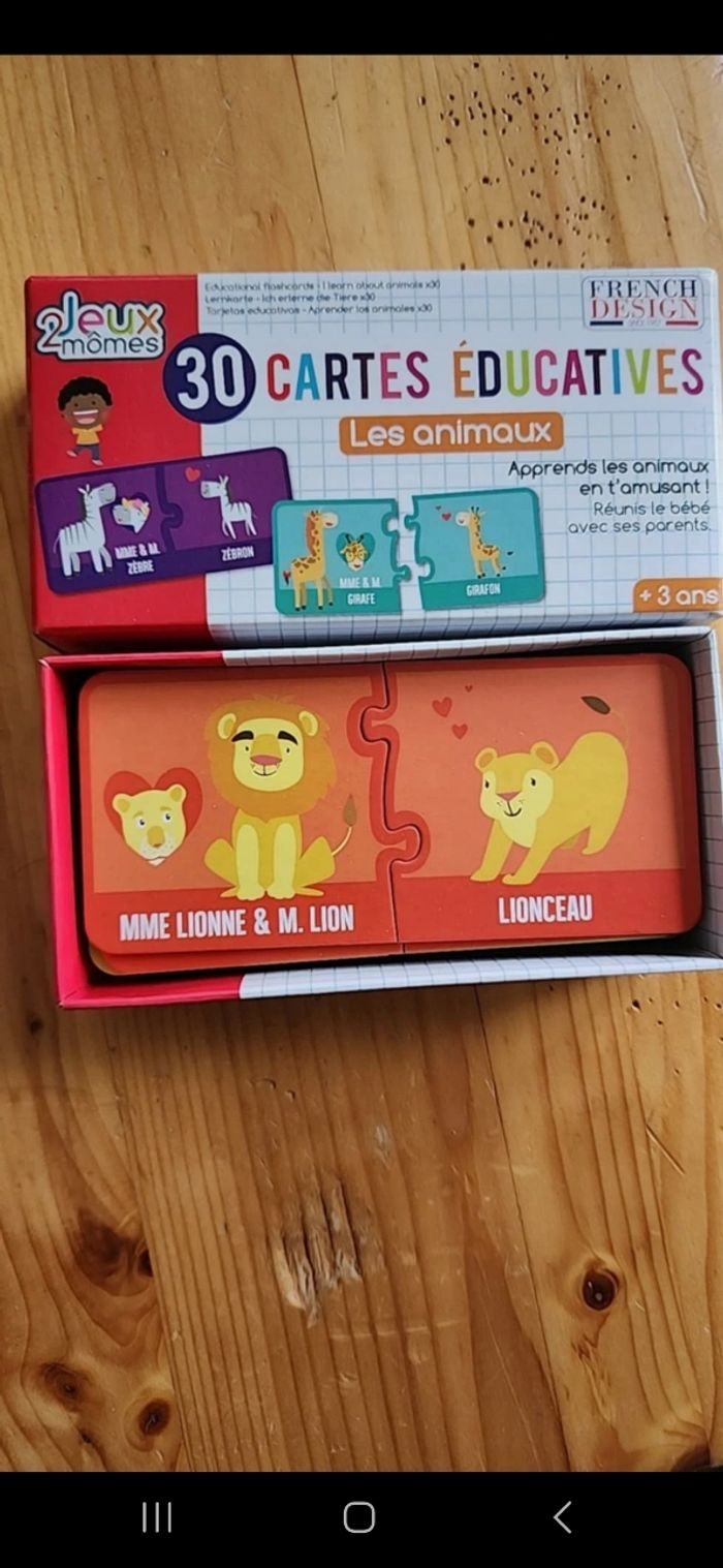 Cartes éducatives les animaux - photo numéro 2