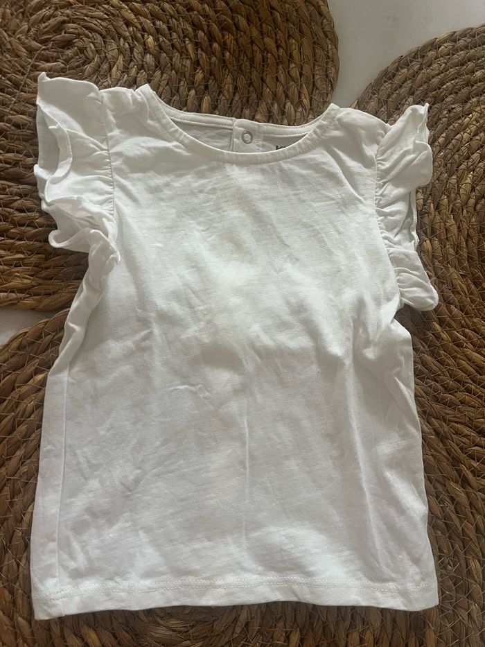 Tee shirt blanc 9 mois