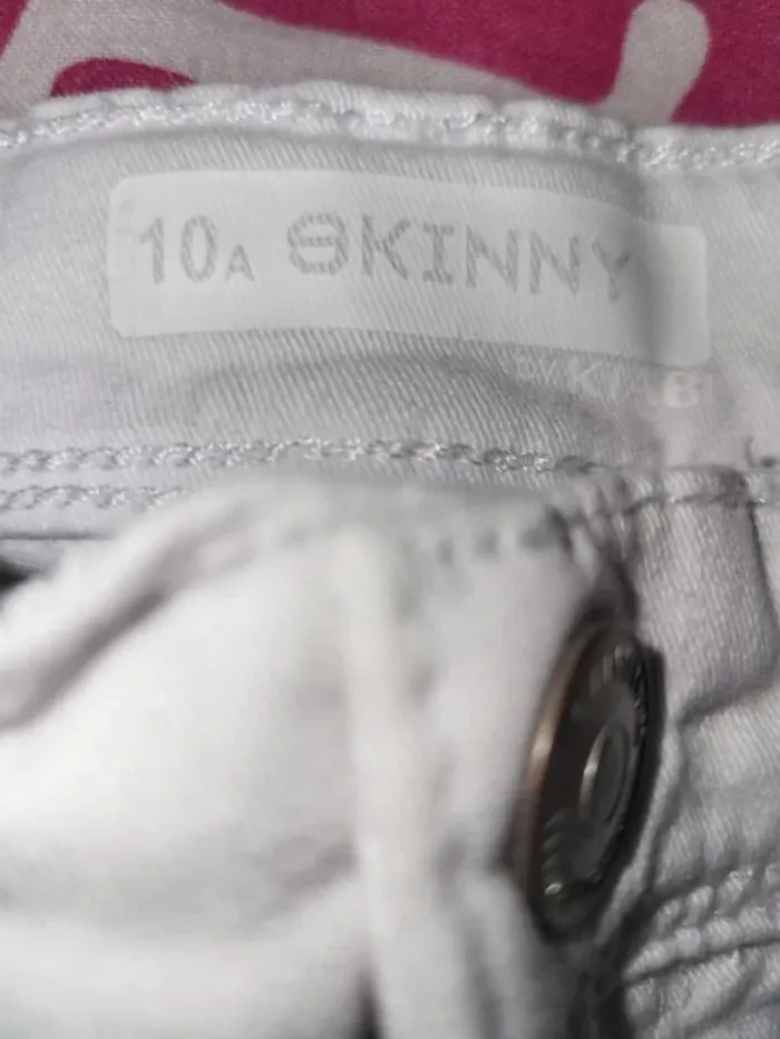 Slim blanc fille - photo numéro 4