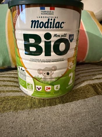vendre : 4 boîtes de lait Modilac Bio 2