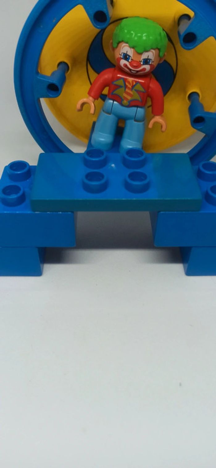Roue vintage avec clown lego duplo - photo numéro 11